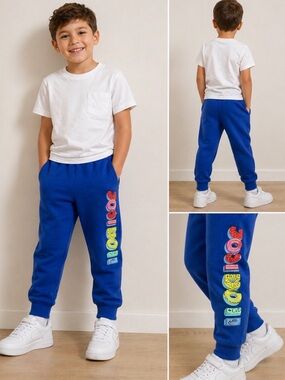 Nike Royal Blue Boys' Graphic Jogger Sweatpants
